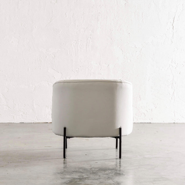 SEVILLA MODERNA TUB CHAIR | POLAR WHITE | BACK VIEW