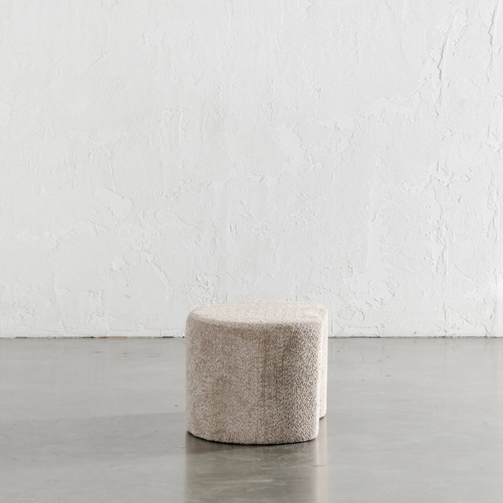 SEVILLA ORGANIC BEAN OTTOMAN BENCH  |  SAHARA DUNE BOUCLE  |  80CM