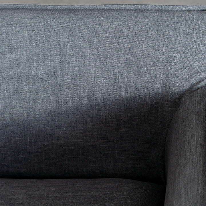 SEVILLA 3 SEATER SLIP COVER SOFA  |  INDIGO HAZE