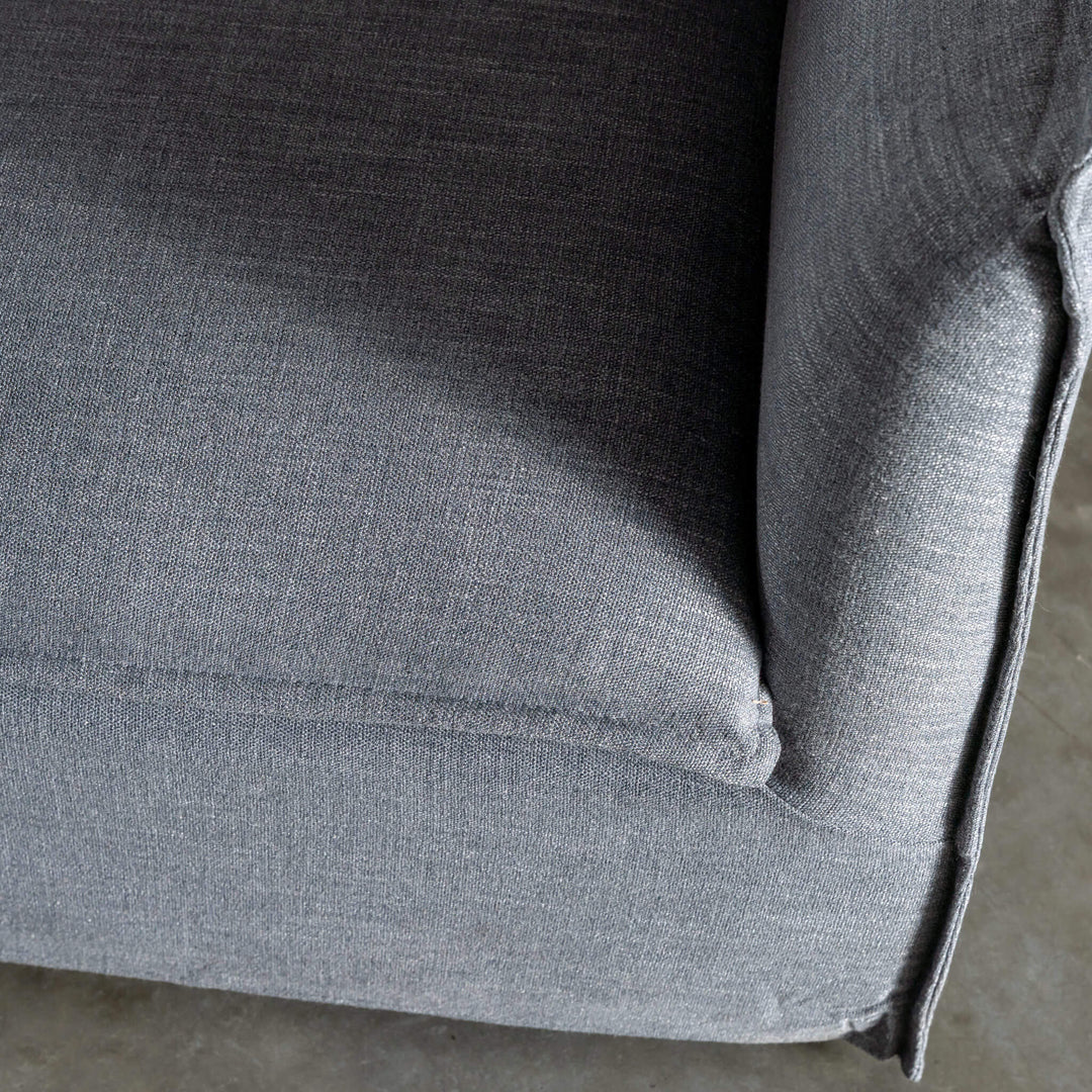 SEVILLA 3 SEATER SLIP COVER SOFA  |  INDIGO HAZE