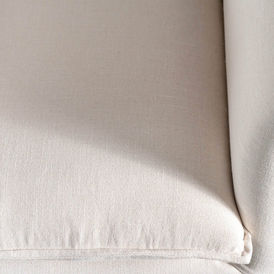 SEVILLA 3 SEATER SLIP COVER SOFA  |  LIMEWASH BONE