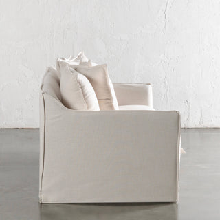 SEVILLA 3 SEATER SLIP COVER SOFA  |  LIMEWASH BONE