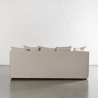 SEVILLA 3 SEATER SLIP COVER SOFA  |  LINEN OATMEAL MIST