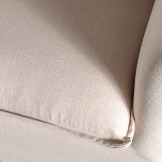 SEVILLA 3 SEATER SLIP COVER SOFA  |  LINEN OATMEAL MIST