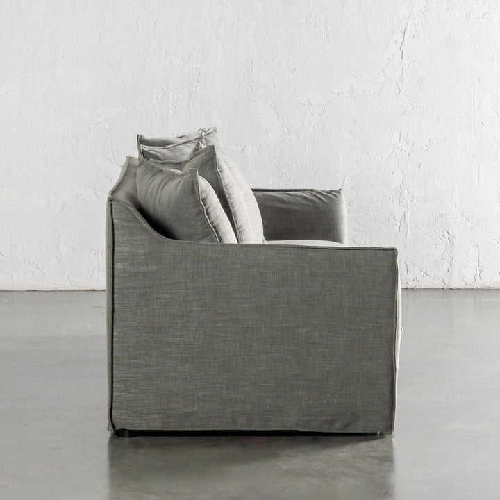 SEVILLA 3 SEATER SLIP COVER SOFA  |  OAKMOSS GREEN