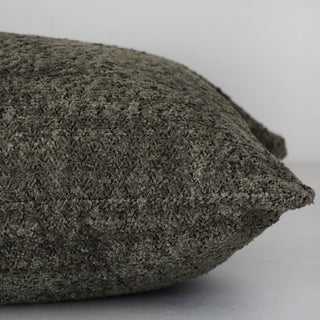 SEVILLA CUSHION  MANGROVE LEAF BOUCLE CLOSE UP