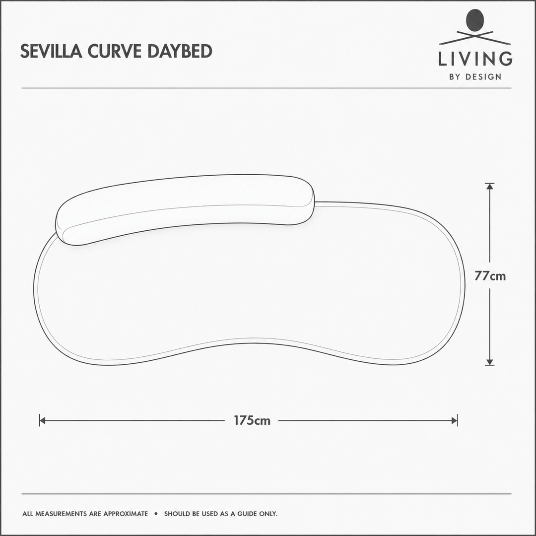 SEVILLA CURVE DAYBED - AERIAL 