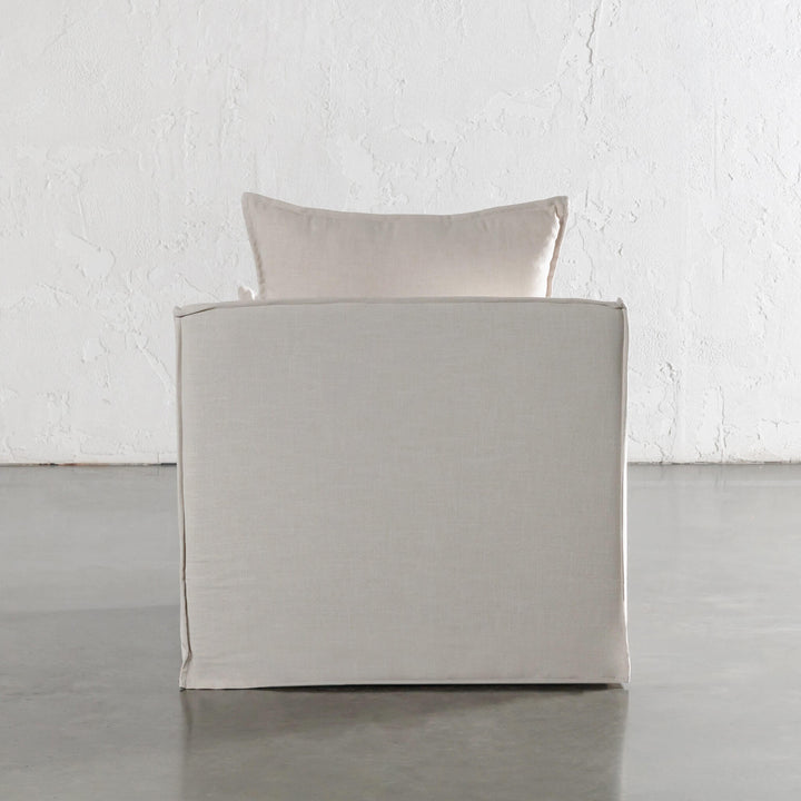 SEVILLA SLIP COVER ARMCHAIR  |  LIMEWASH BONE