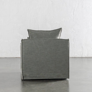 SEVILLA SLIP COVER ARMCHAIR  |  OAKMOSS GREEN