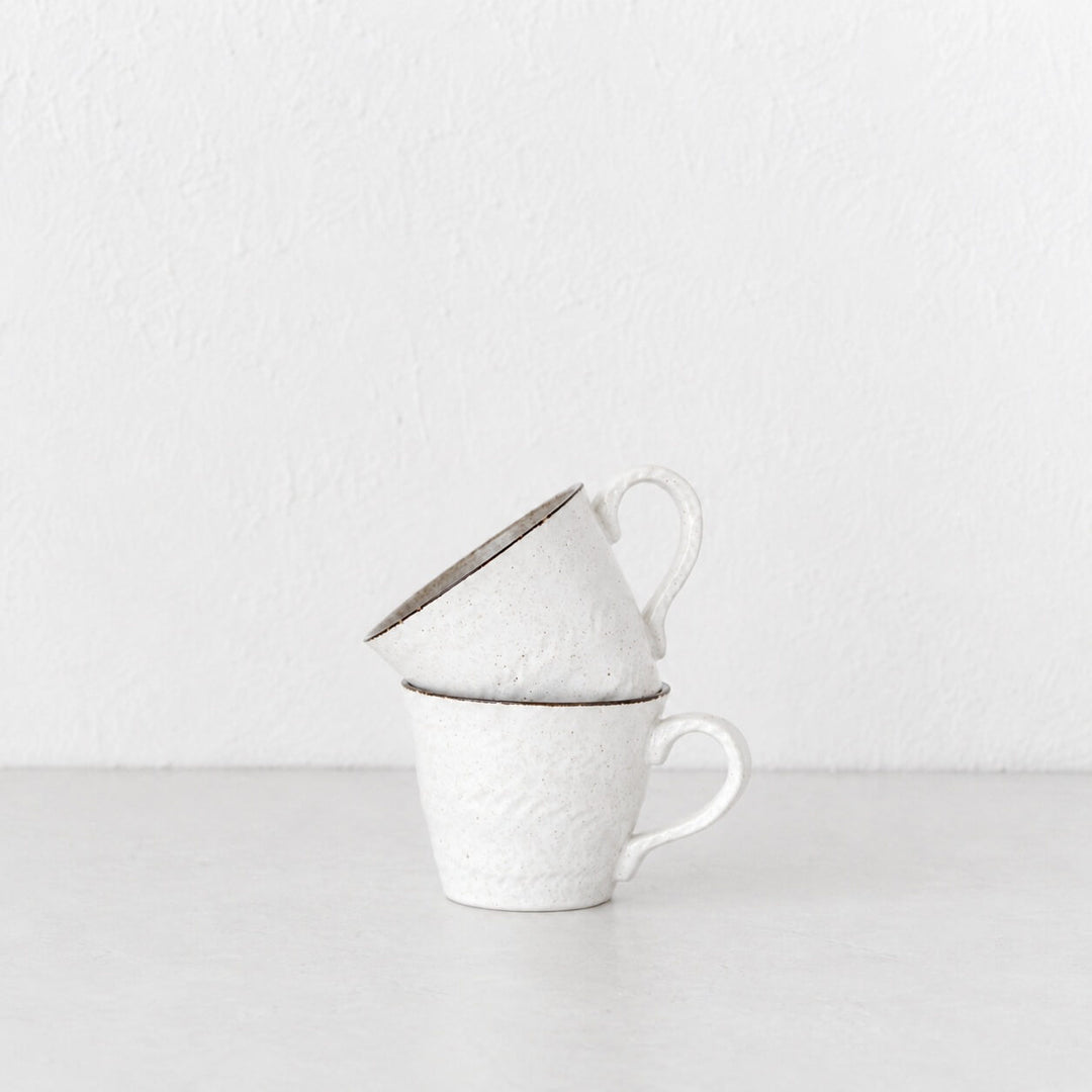 SHIROKARATSU CERAMIC MUG  |  NATURAL GLAZE  |  200ML
