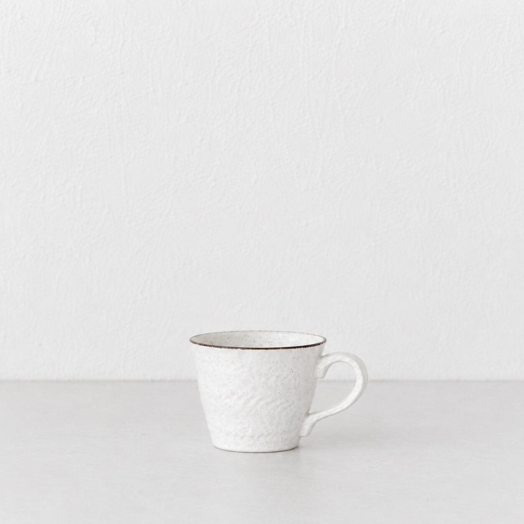 SHIROKARATSU CERAMIC MUG  |  NATURAL GLAZE  |  200ML