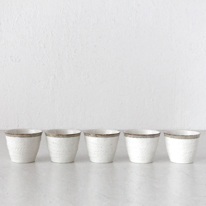 SHIROKARATSU CERAMIC CUP  |  NATURAL GLAZE  |  200ML