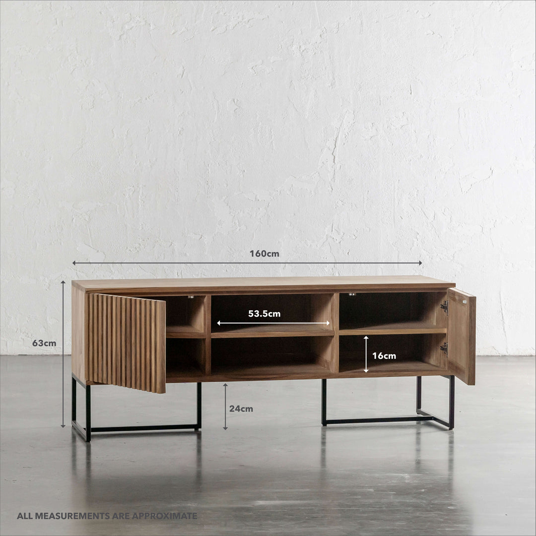 SIGLI ENTERTAINMENT UNIT | 2 DOORS | MEASUREMENTS