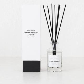 SOCIETY HOME  |  SCENTED DIFFUSER  |  200ML  |  L'AFFAIR BORDEAUX