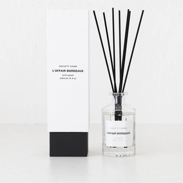 SOCIETY HOME  |  SCENTED DIFFUSER  |  200ML  |  L'AFFAIR BORDEAUX