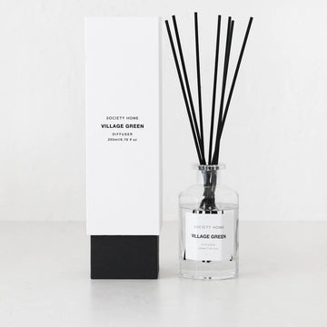 SOCIETY HOME  |  SCENTED DIFFUSER   |  200ML  |  VILLAGE GREEN
