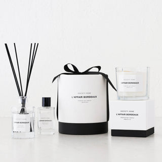 SOCIETY HOME  |  SCENTED SOY CANDLE  |  1.6KG  |  L'AFFAIR BORDEAUX