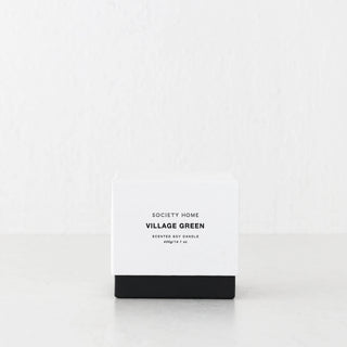 SOCIETY HOME  |  SCENTED SOY CANDLE  |  400G   |  VILLAGE GREEN