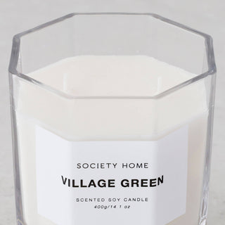 SOCIETY HOME  |  SCENTED SOY CANDLE  |  400G   |  VILLAGE GREEN