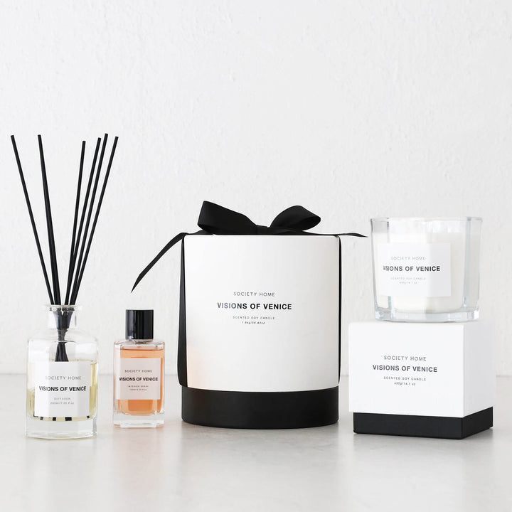 SOCIETY HOME  |  SCENTED SOY CANDLE  |  1.6KG  |  VISIONS OF VENICE