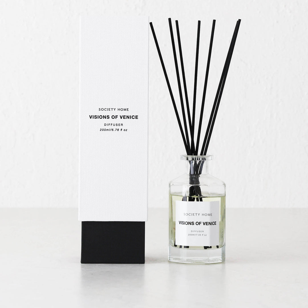 SOCIETY HOME  |  SCENTED DIFFUSER  |  200ML   |  VISIONS OF VENICE