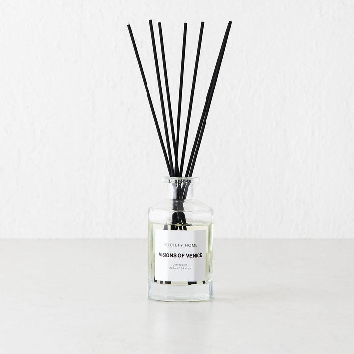 SOCIETY HOME  |  SCENTED DIFFUSER  |  200ML   |  VISIONS OF VENICE