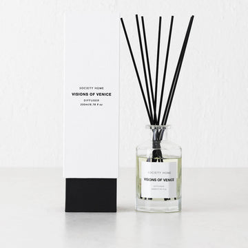 SOCIETY HOME  |  SCENTED DIFFUSER  |  200ML   |  VISIONS OF VENICE
