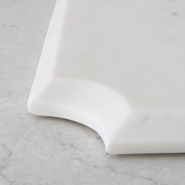 SOCIETY HOME  | MARGOT SERVING BOARD  |  48CM  |  ASH GREY + WHITE MARBLE