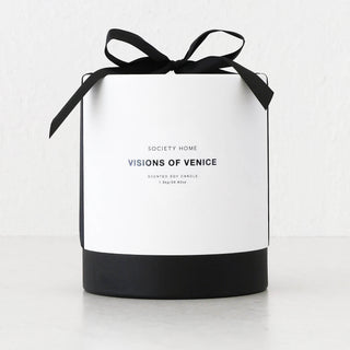 SOCIETY HOME  |  SCENTED SOY CANDLE  |  1.6KG  |  VISIONS OF VENICE