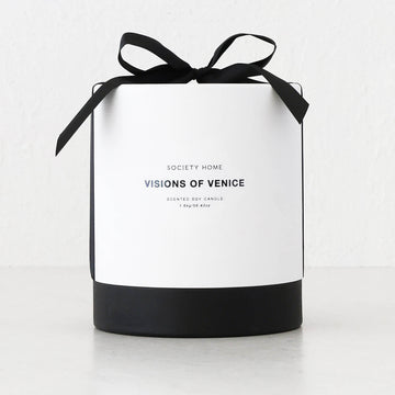 SOCIETY HOME  |  SCENTED SOY CANDLE  |  1.6KG  |  VISIONS OF VENICE