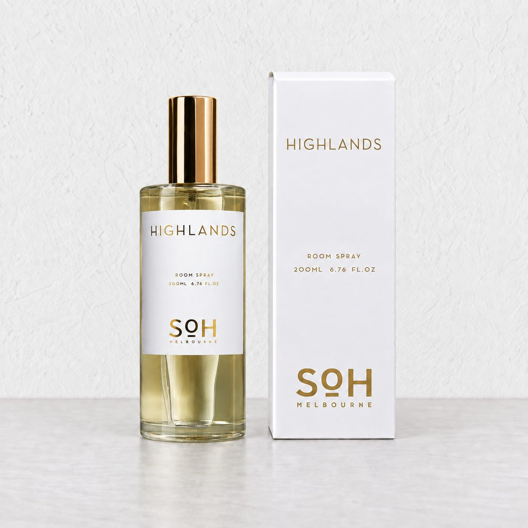 SOH MELBOURNE  |  ROOM SPRAY 200ML  |  HIGHLANDS