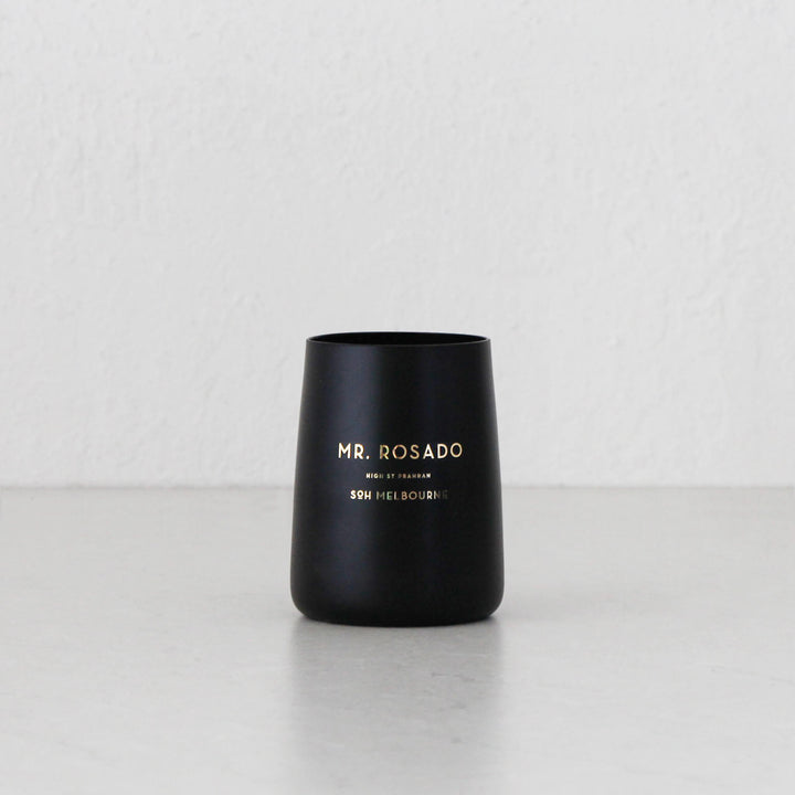 SOH MELBOURNE  |  SOY WAX CANDLE  |  ROSADO BLACK