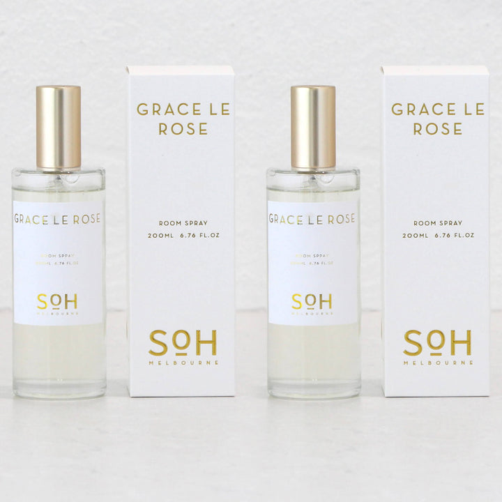 SOH MELBOURNE | ROOM SPRAY 200ML BUNDLE X2 | GRACE LE ROSE