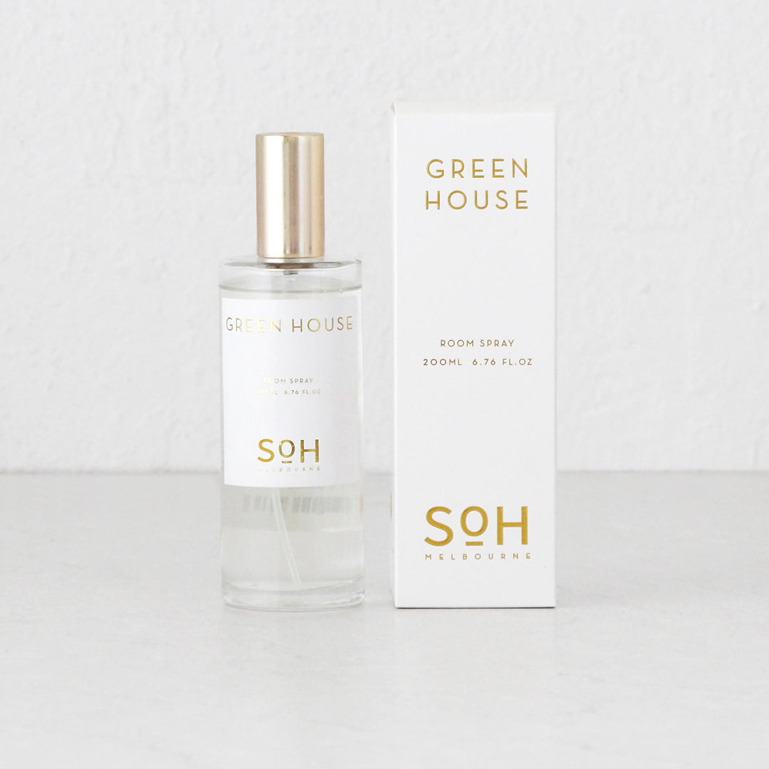 SOH MELBOURNE  |  ROOM SPRAY 200ML  |  GREEN HOUSE