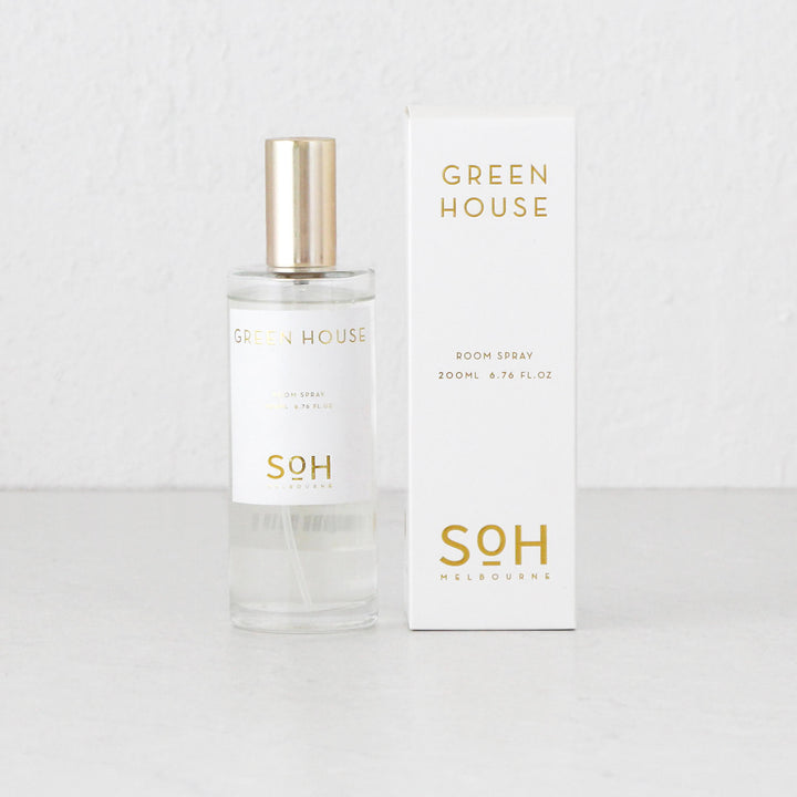 SOH MELBOURNE  |  ROOM SPRAY 200ML  |  GREEN HOUSE
