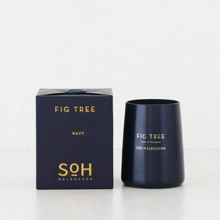 SOH MELBOURNE  |  SOY WAX CANDLE  |  FIG TREE NAVY