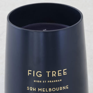SOH MELBOURNE  |  SOY WAX CANDLE  |  FIG TREE NAVY CLOSE UP
