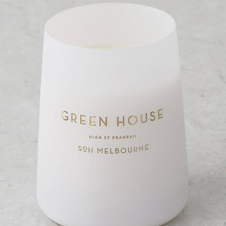 SOH MELBOURNE  |  SOY WAX CANDLE  |  GREENHOUSE MATTE WHITE