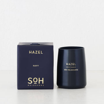 SOH MELBOURNE  |  SOY WAX CANDLE  |  HAZEL NAVY