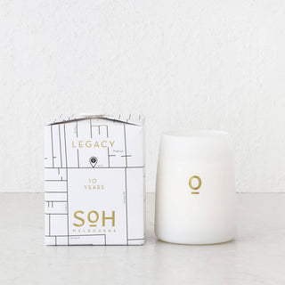 SOH MELBOURNE  |  SOY WAX CANDLE  |  LEGACY MATTE WHITE