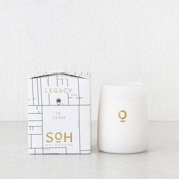 SOH MELBOURNE  |  SOY WAX CANDLE  |  LEGACY MATTE WHITE