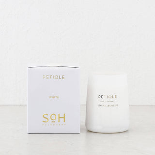 SOH MELBOURNE  |  SOY WAX CANDLE  |  PETIOLE WHITE