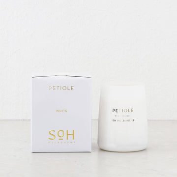 SOH MELBOURNE  |  SOY WAX CANDLE  |  PETIOLE WHITE