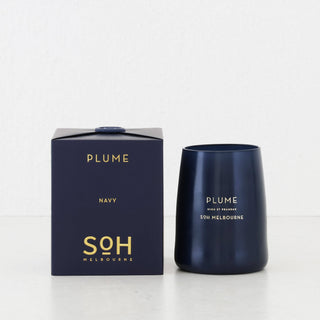 SOH MELBOURNE  |  SOY WAX CANDLE  |   PLUME NAVY