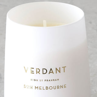 SOH MELBOURNE  |  SOY WAX CANDLE  |  VERDANT WHITE CLOSE UP