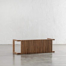 SORENSEN OSKI TEAK SLATTED BENCH TOP 120CM