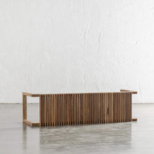 SORENSEN OSKI TEAK SLATTED BENCH 150CM