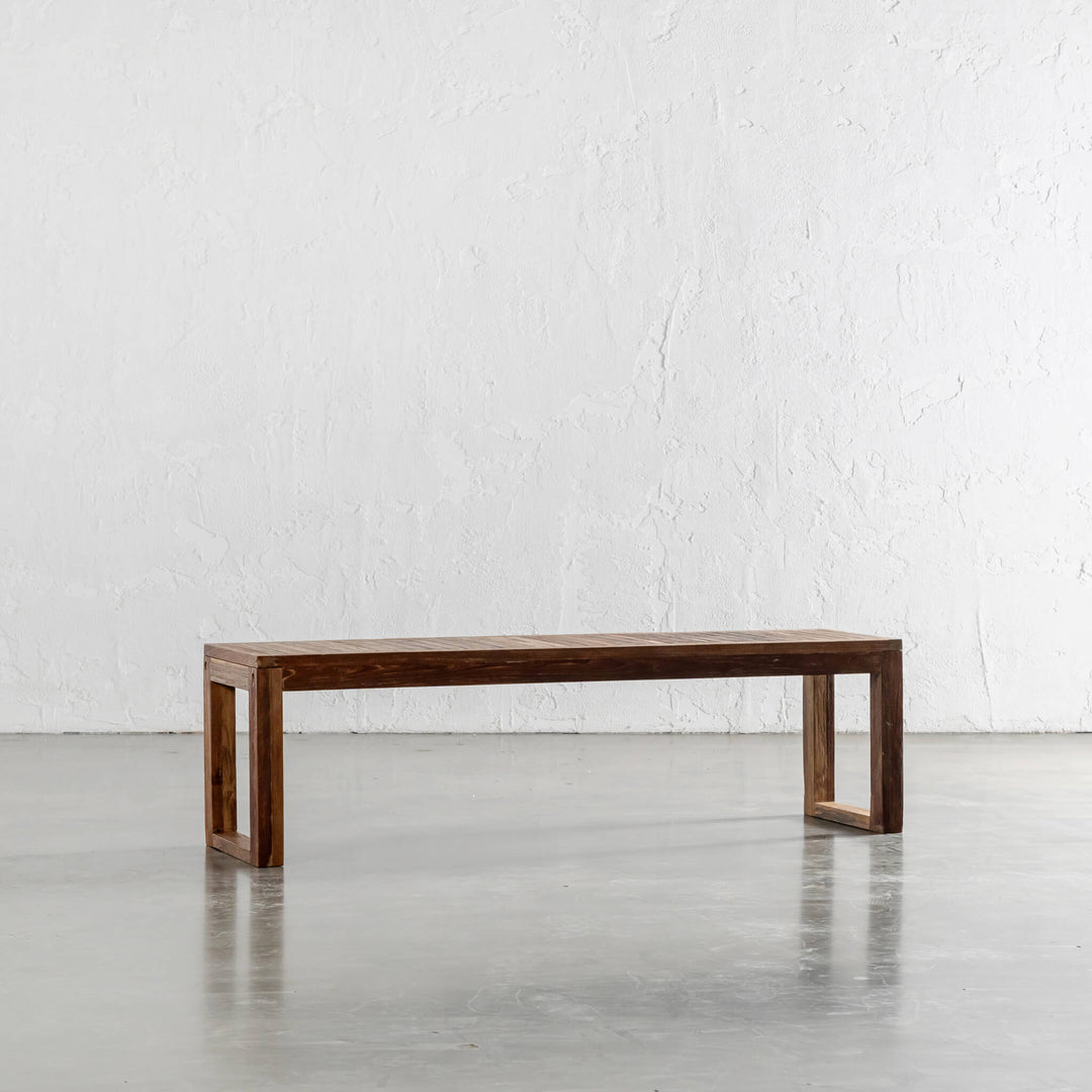 SORENSEN TEAK SLATTED BENCH  |  160CM