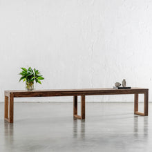 SORENSEN TEAK SLATTED BENCH  |  240CM