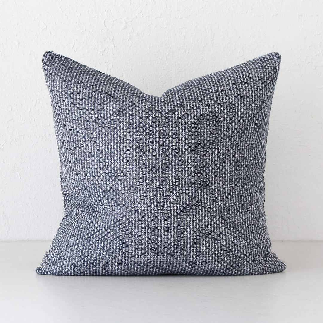 SORRENTO LINEN CUSHION | 50 X 50 | REVERSIBLE NAVY